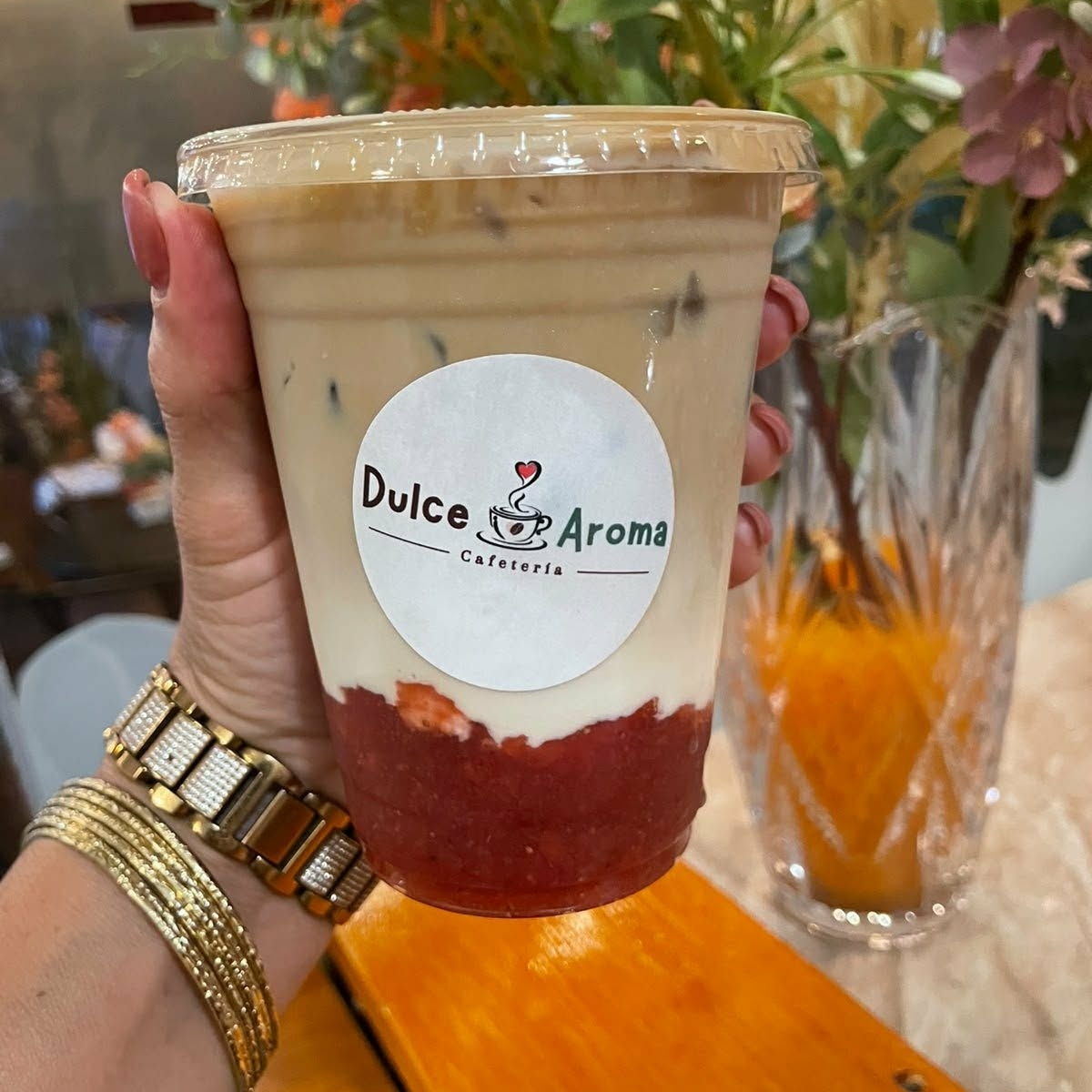 Strawberry Ice Latte
