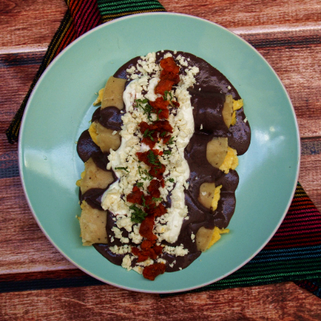 Enchiladas Veracruzanas.