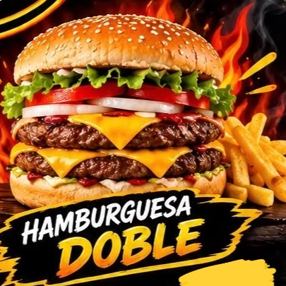 Hamburguesa Doble Carne