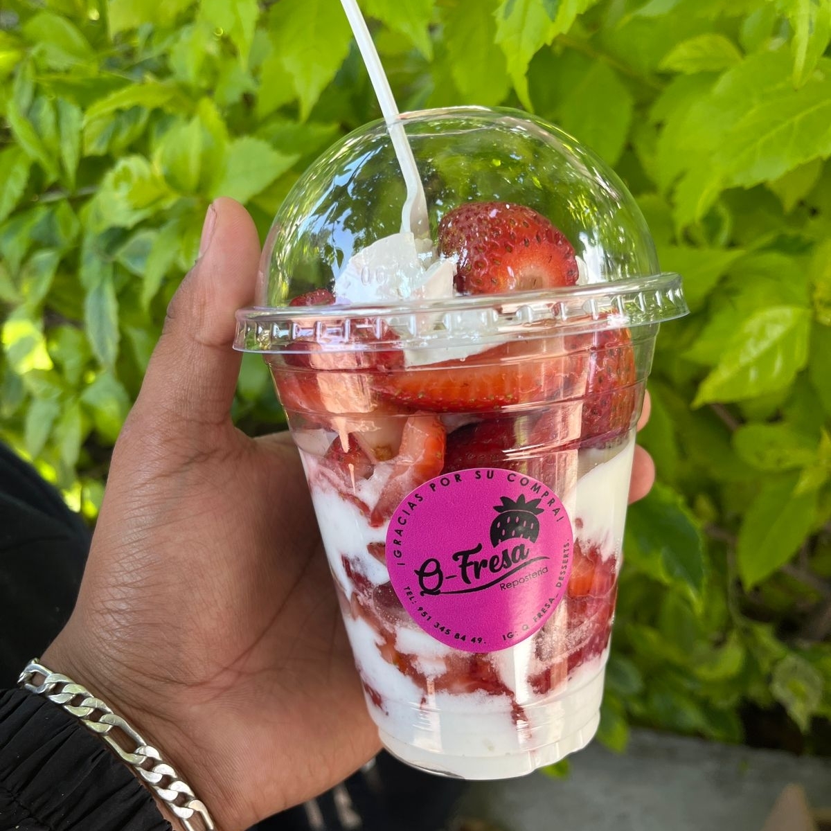 FRESAS CON CREMA