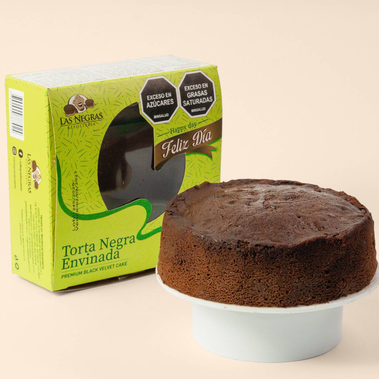Torta Negra Envinada 12 Porciones