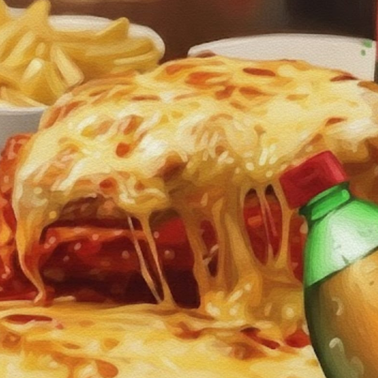 Delicie-se com o irresistível 'Combo Parmegiana de Carne + Guaraná Antártica de 1.5l, perfeito para duas pessoas. Este prato inclui 2 saborosos bifes de 100 gramas cada, generosamente cobertos com suculento queijo mussarela e regados com um autêntico molho ao sugo. Acompanha ainda uma porção de arroz de 300 gramas e deliciosas batatas fritas crocantes de 100 gramas. Para completar, uma refrescante garrafa de 2l de Guaraná Antártica para harmonizar sua refeição. Uma combinação perfeita para momentos especiais! Entrega rápida, ofertas imperdíveis e perto de casa.