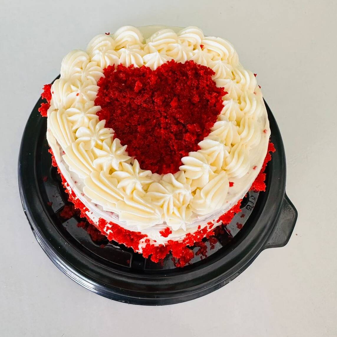 MiniPasteles de Corazón ❤️Redvelvet con Crema Phil