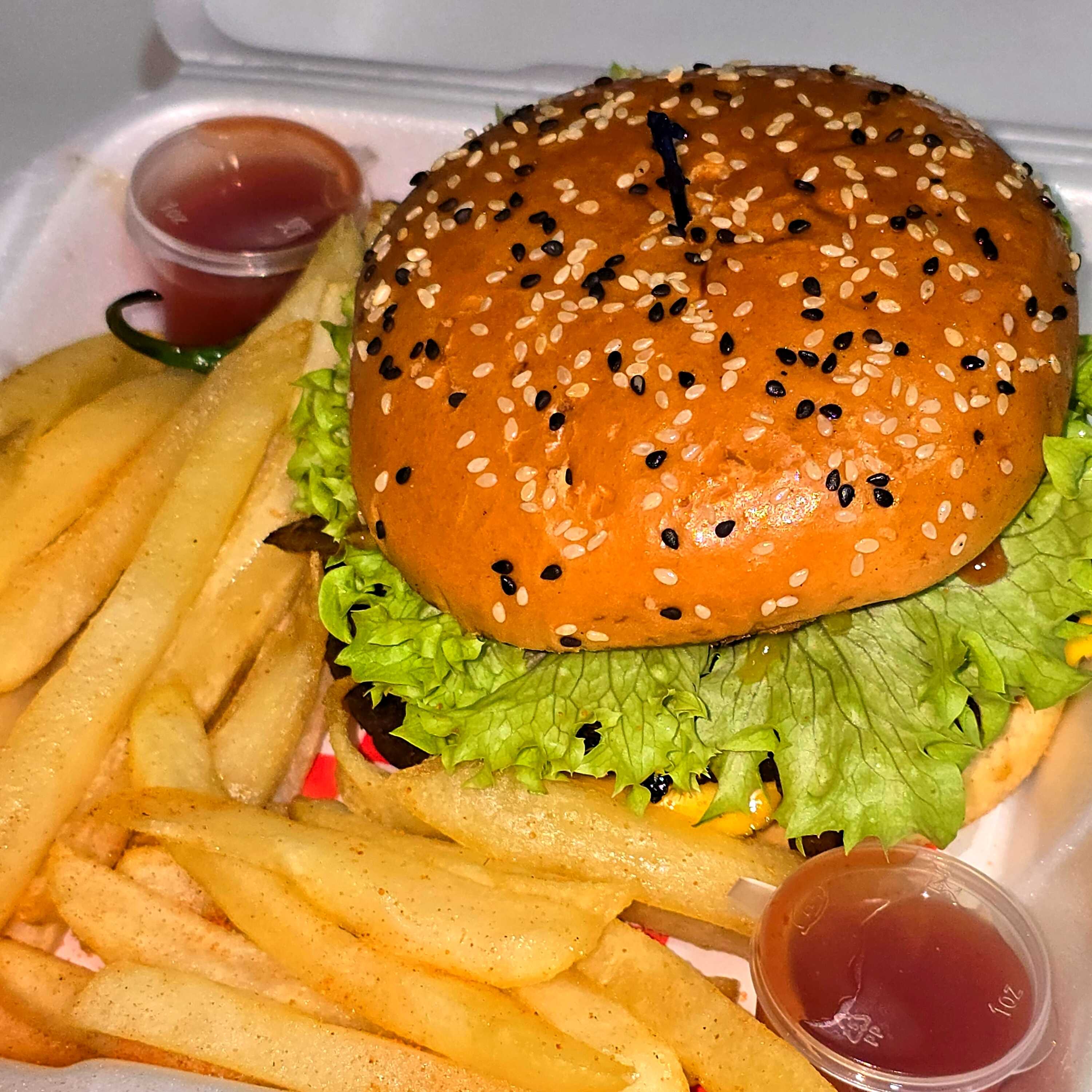 Hamburguesa clasica c/ papas