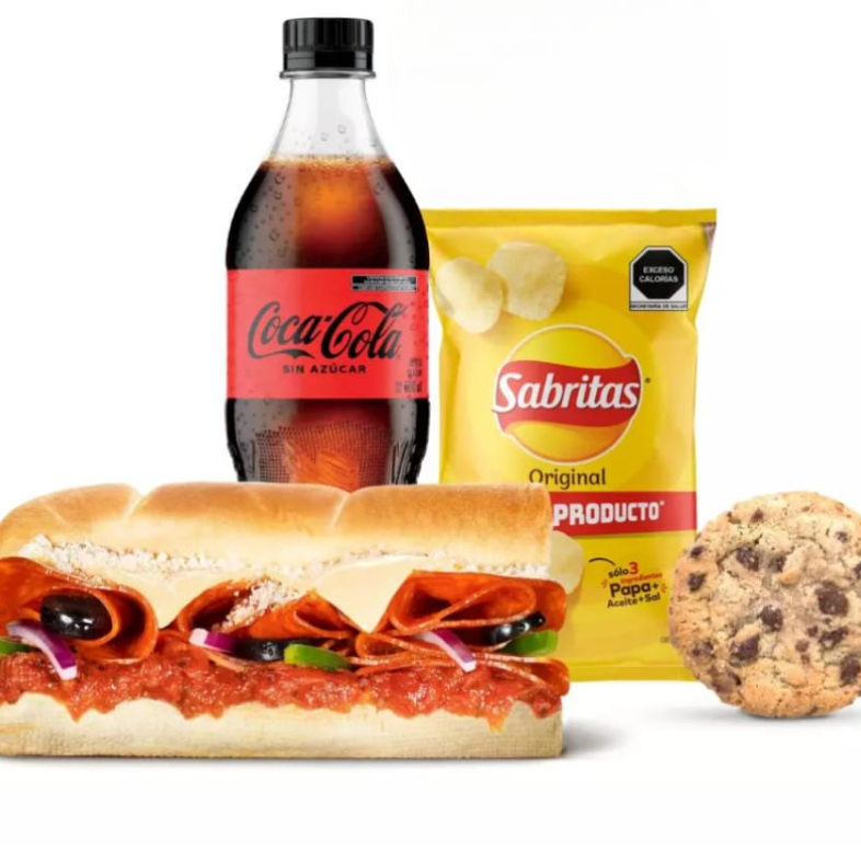 Combo Pizza Sub + Papas + Refresco