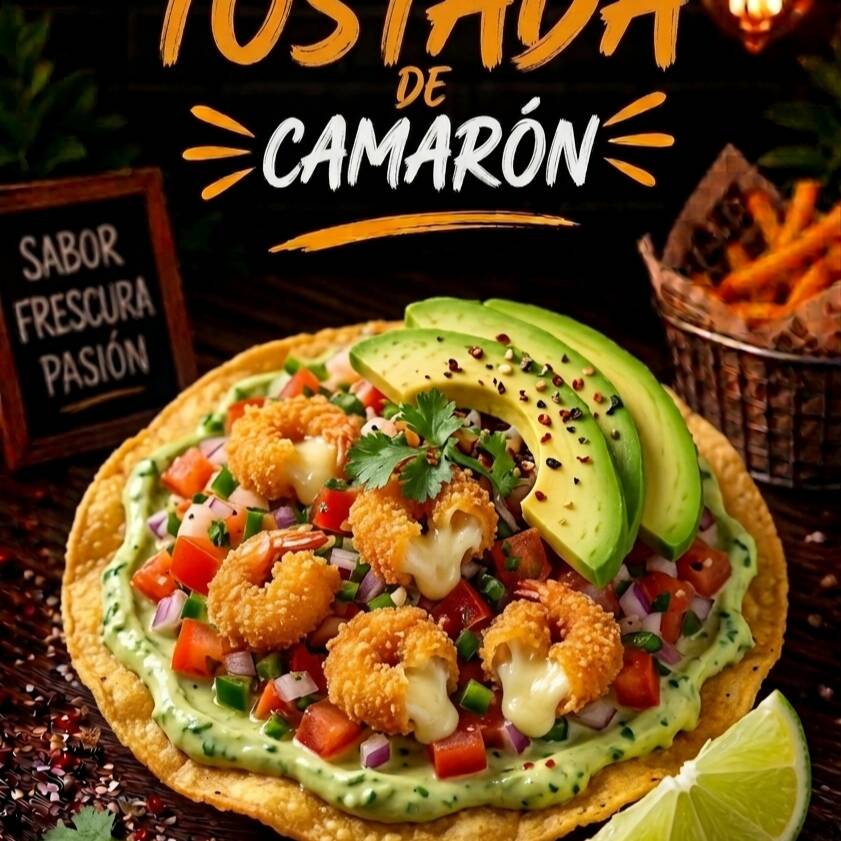 TOSTADA DE CAMARÓN