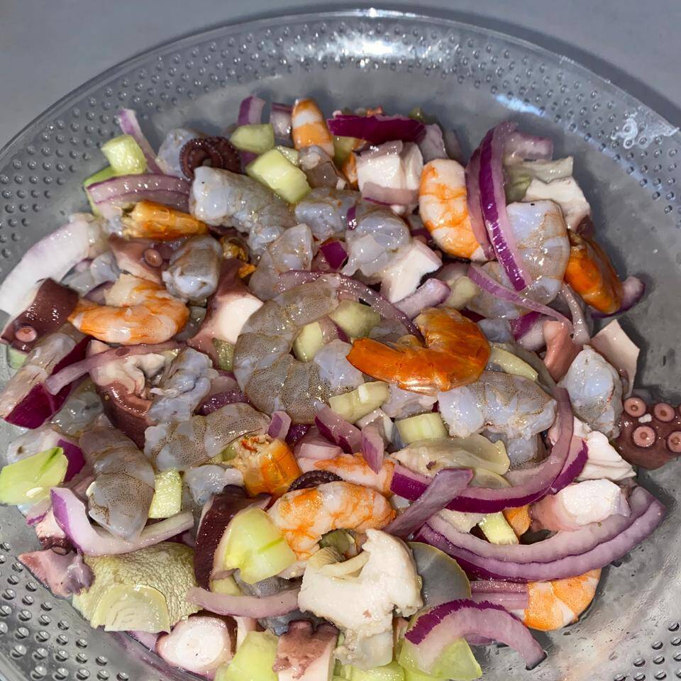 Mixto (Cam. Seco, Curtido y Pulpo) 1/2 L