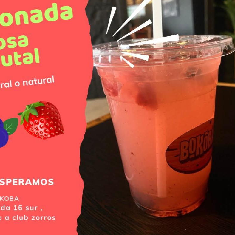 Limonada rosa natural mediana