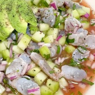 Orden de Ceviche Camaron Crudo