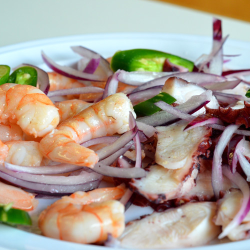 ORDEN DE CAMARON Y PULPO