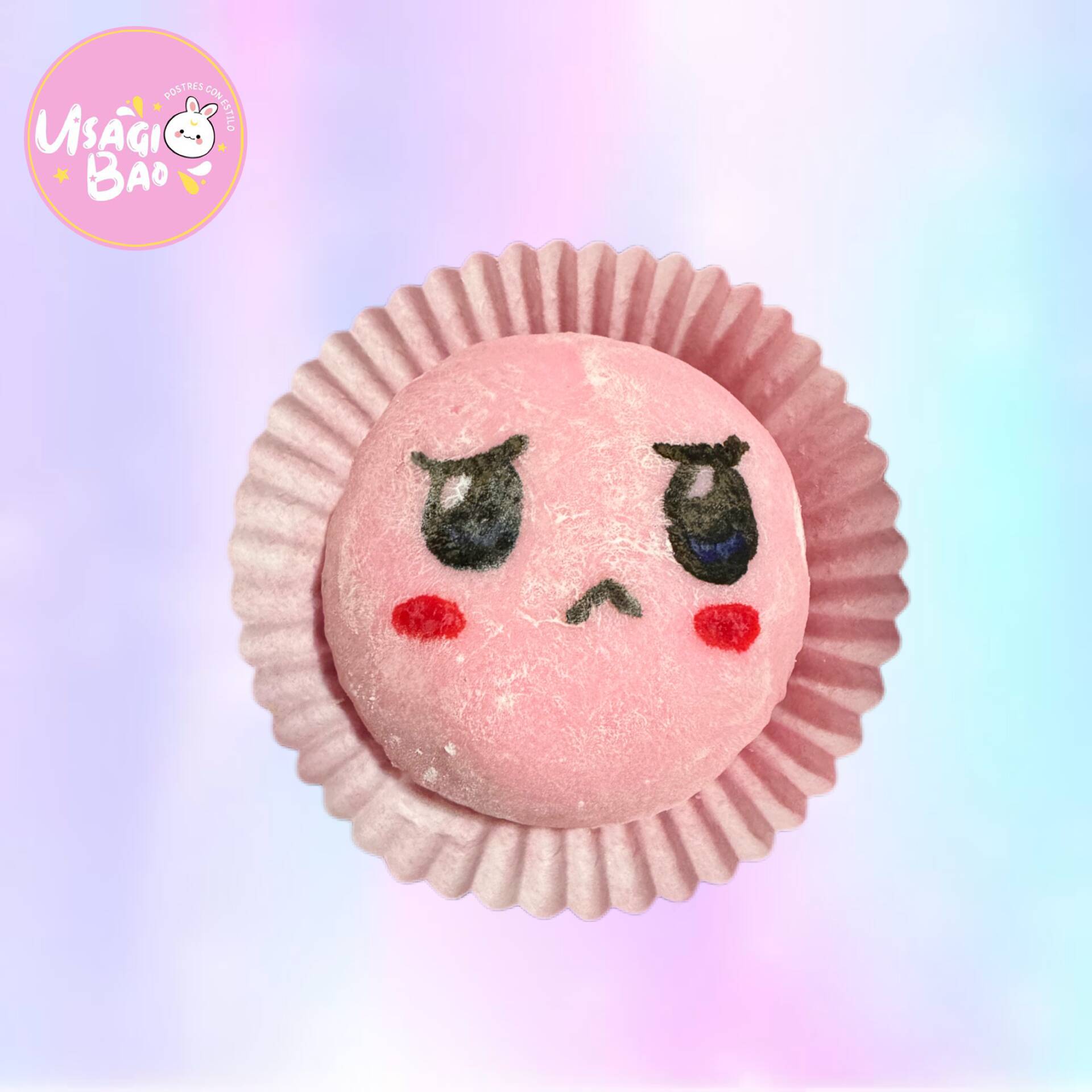 Mochi de Kirby 2 de Chantilly con Fresa