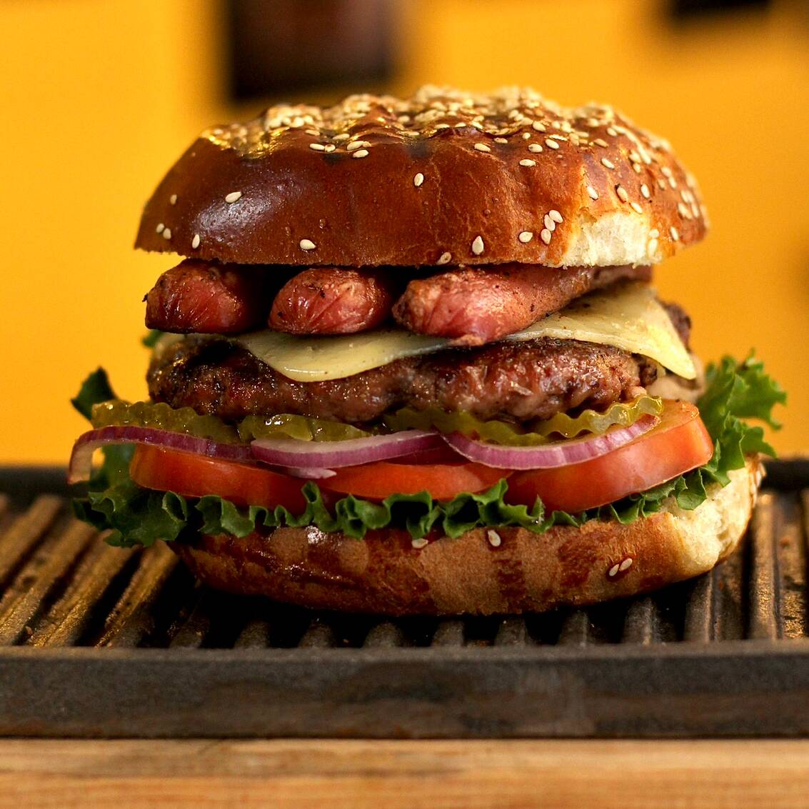 Hamburguesa de Salchicha