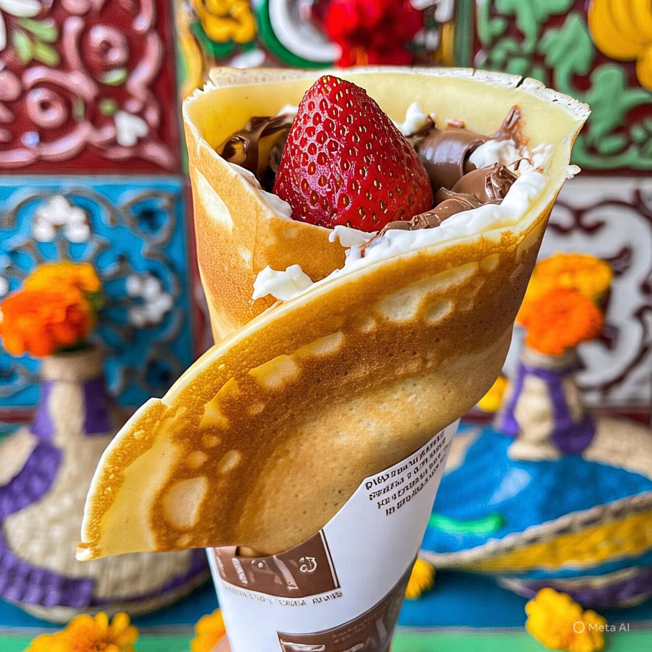 Crepa De Hernshys y phidadelphia+Fresa