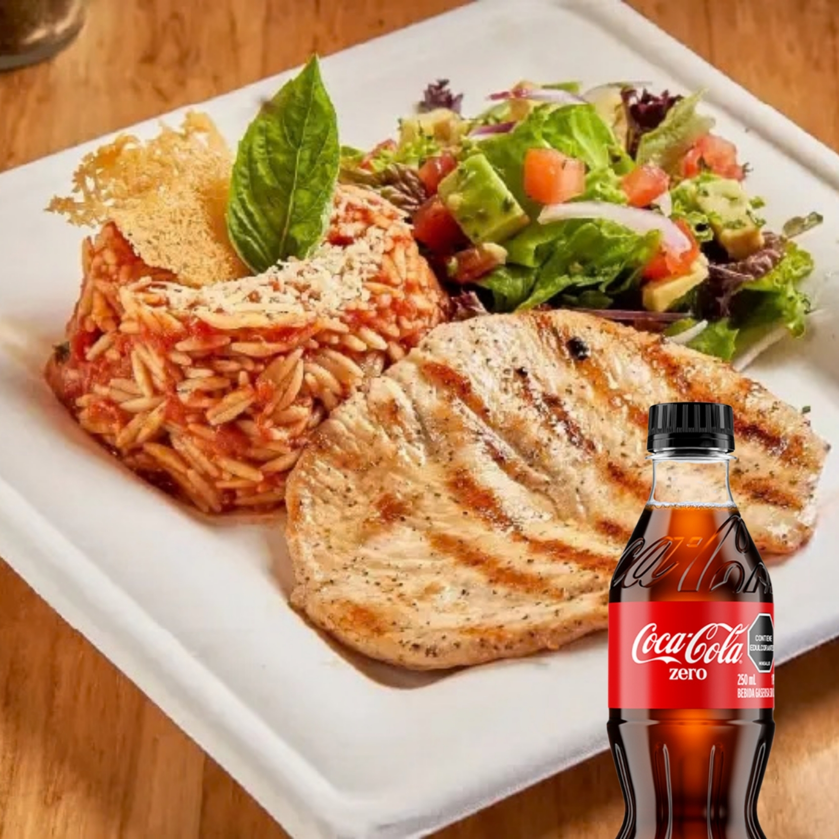 Combo pechuga de pollo + Bebida