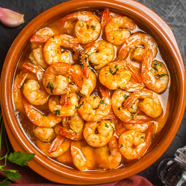 Langostinos Al Ajillo
