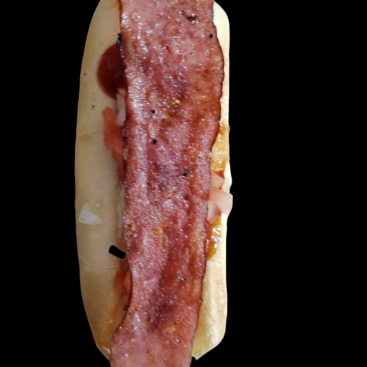Hot Dog con Tocino