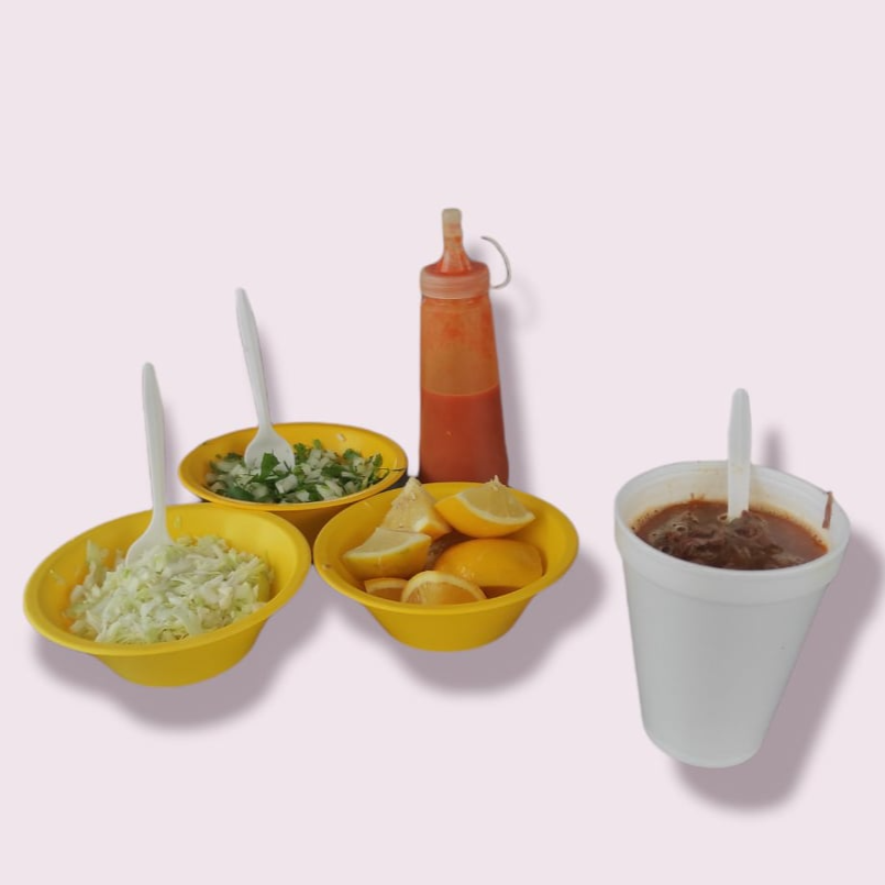 Jugo con Carne de Res