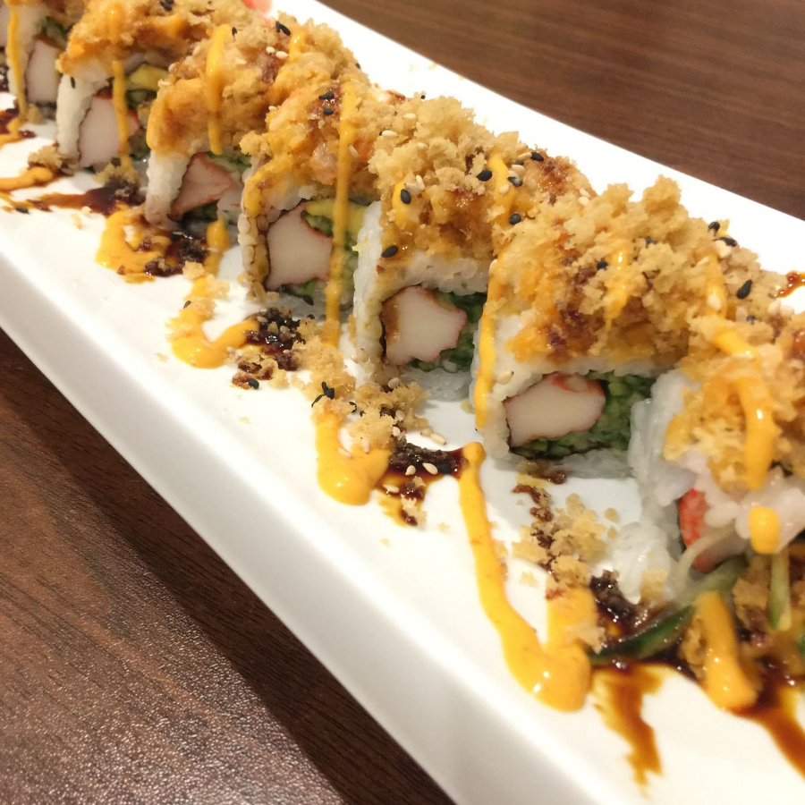 10 Pz Pescado Tempura y Queso Crema