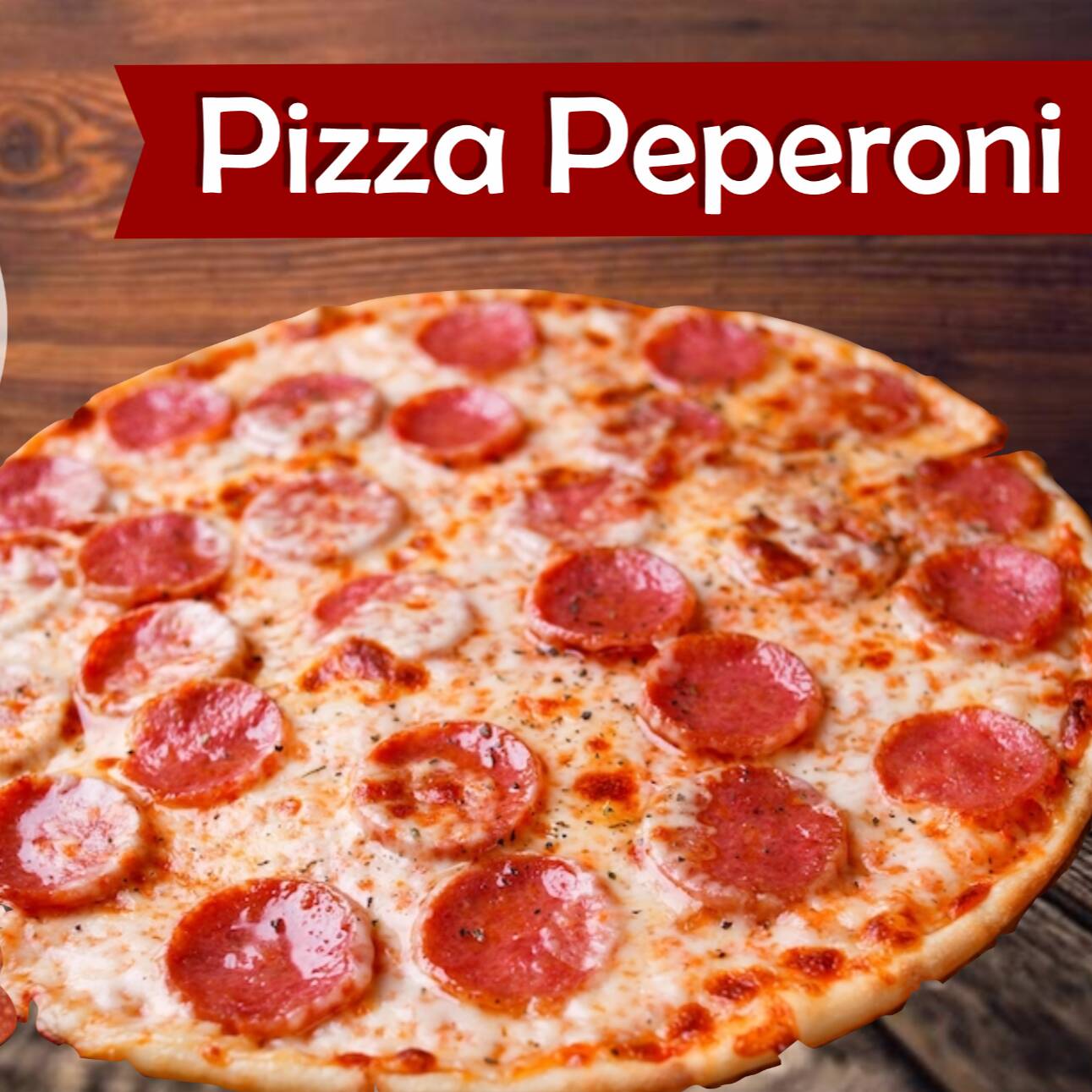 PIZZA DE PEPPERONI FAMILIAR 10 REBANADAS