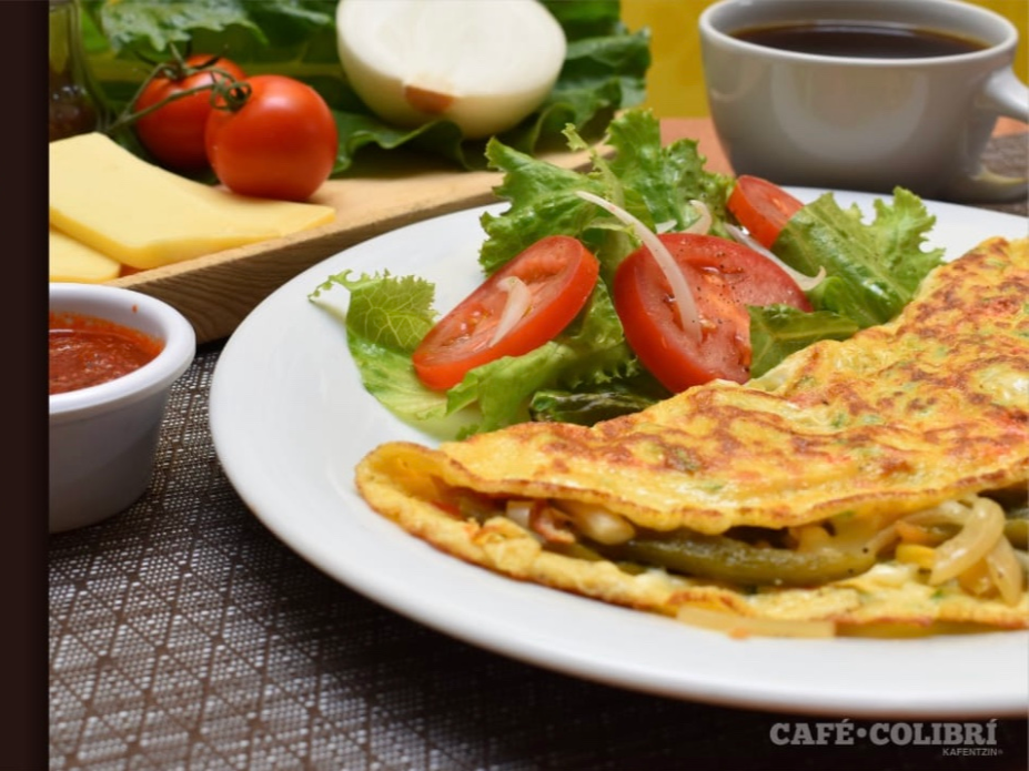 Omelette Poblano