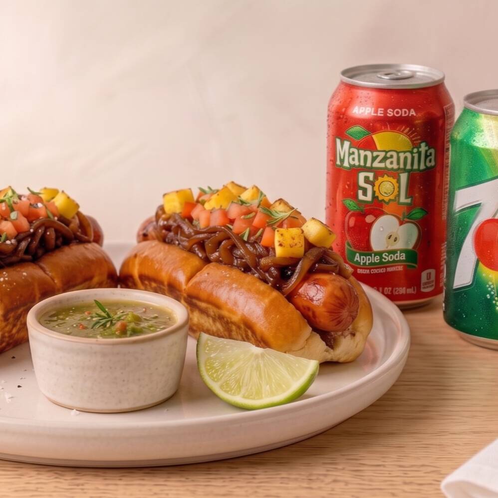 2 Hot Dog Hawaiano