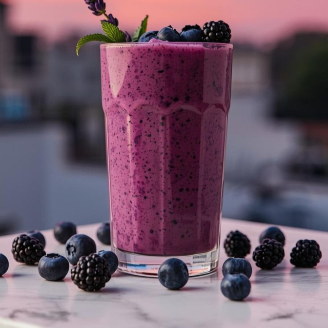 Jugo Natural de Mora en Agua