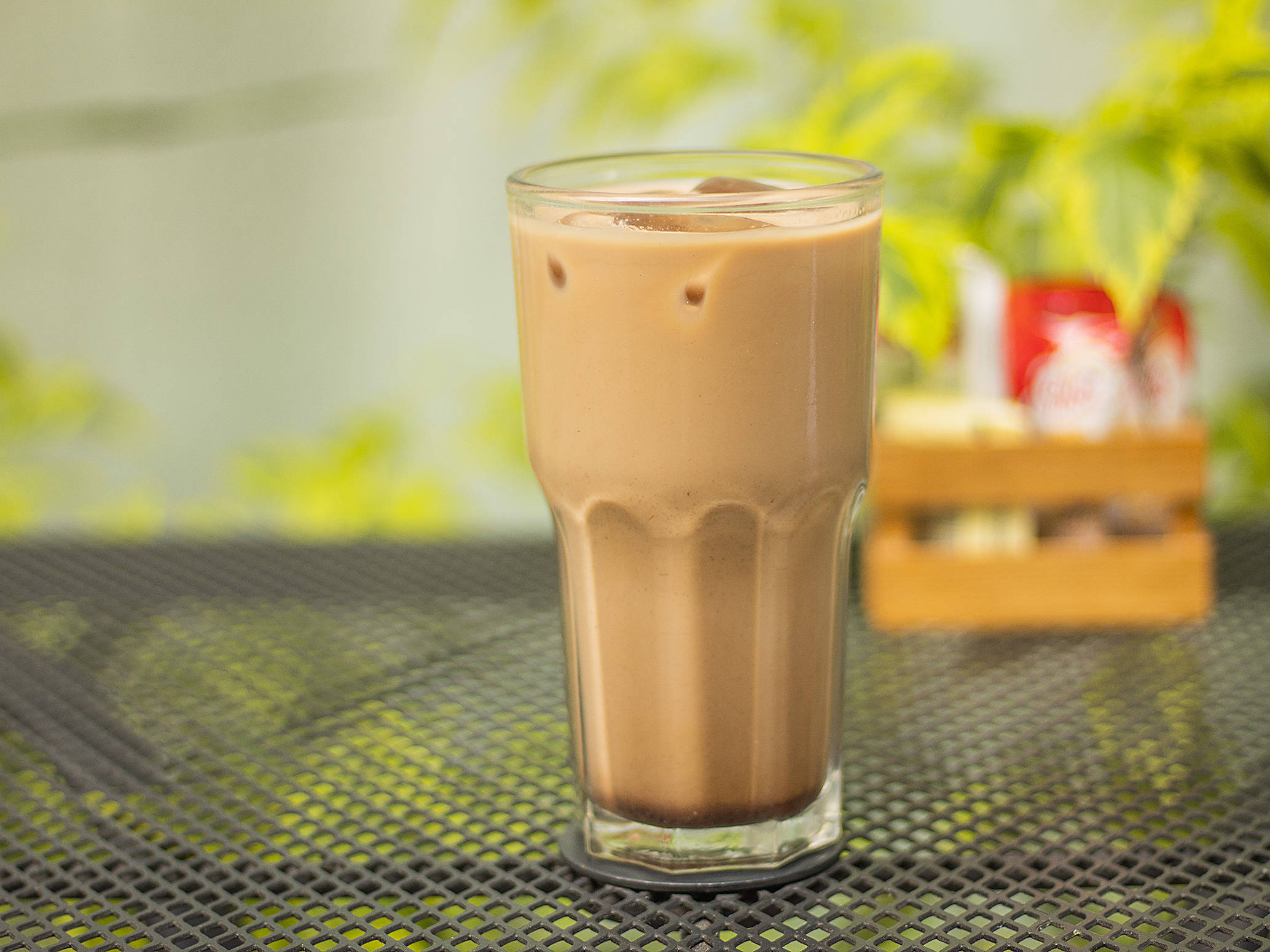 Latte moka frio