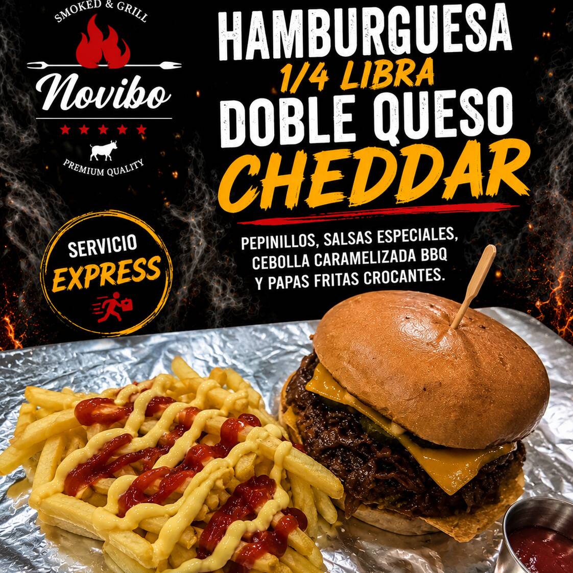 Hamburguesa Parrillera de Res