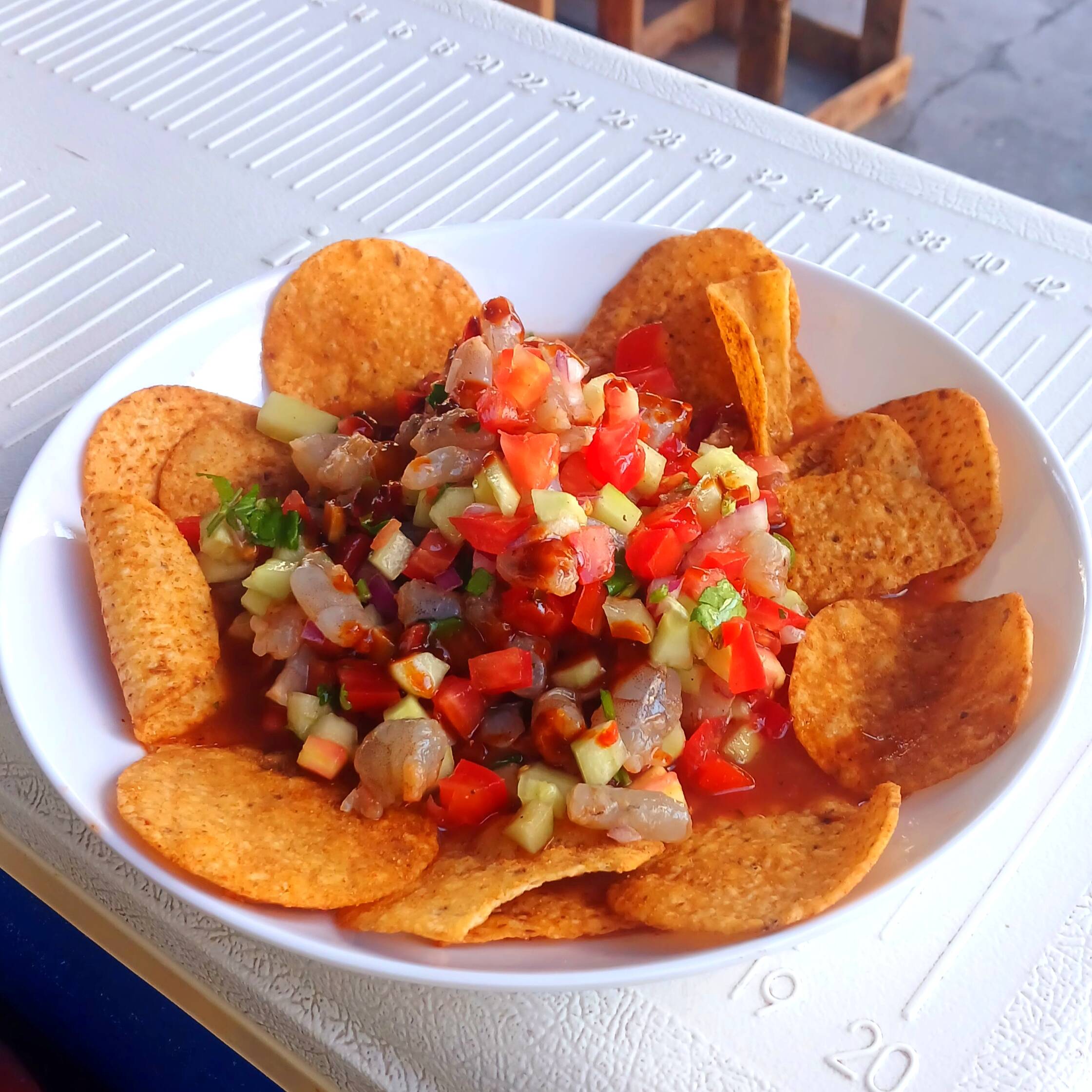 Tosti Ceviche de Camarón