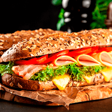 Baguette de jamón