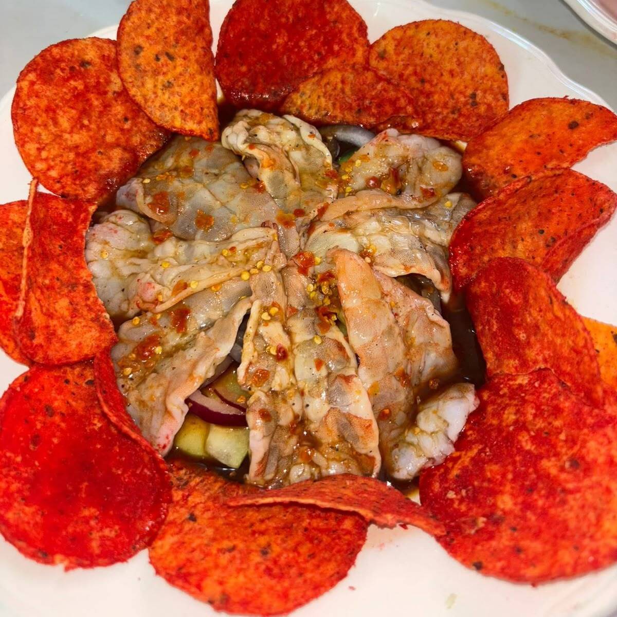 Tostitos con Aguachile