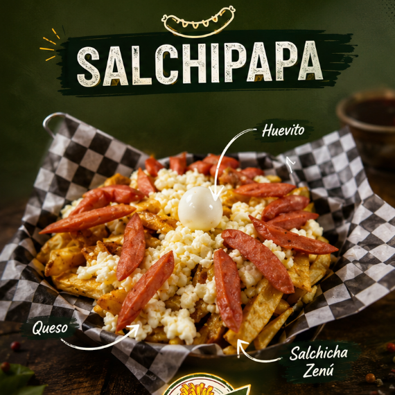 Salchipapa Personal