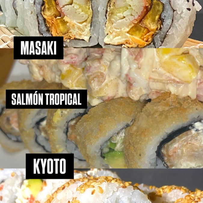 30 BOCADOS X $55.500 KYOTO,MASAKI Y SALMÓN TROP🔥