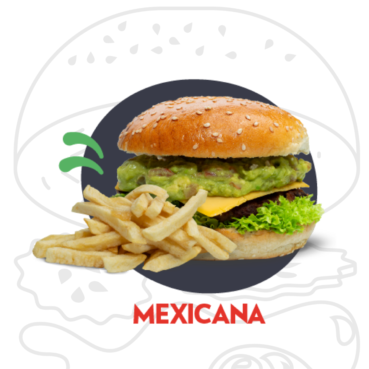 Hamburguesa Mexicana