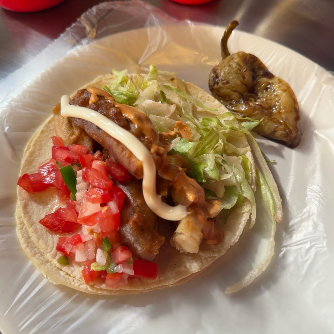 Taco de pescado