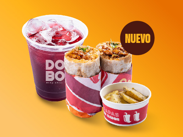 NEW! Burrito Pollo Honey Morita Combo