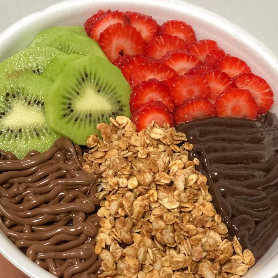 Todos pediram e ela chegou, a marmita de açaí maravilhosa da Sport Açaí.