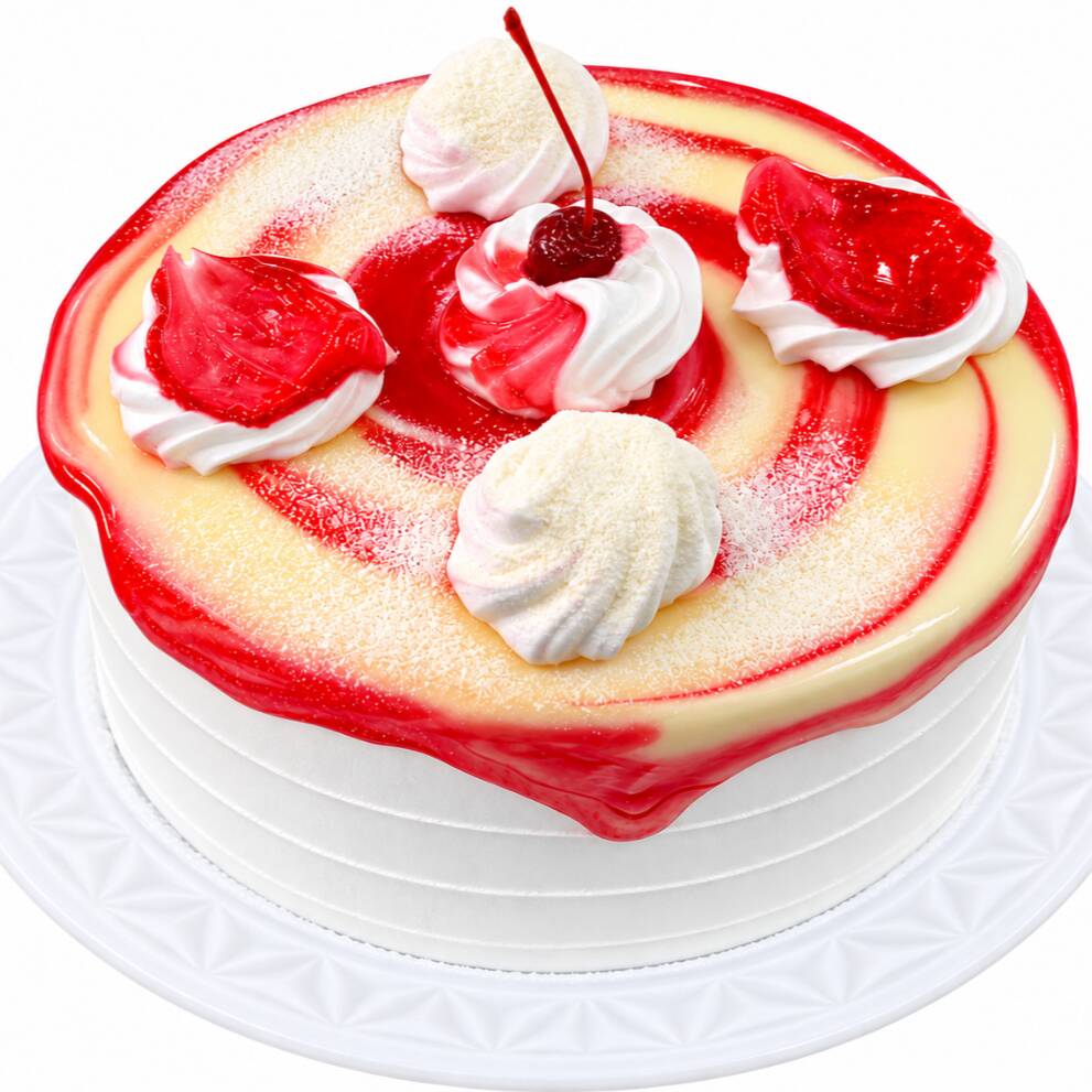 Este é um bolo confeitado artesanal, de massa branca impecavelmente macia. Apresenta duas camadas de recheios esmerados: uma de creme delicado de Leite Ninho e outra de polpa de morango, cozida no açúcar para um toque extra de doçura. Como finalização, uma cobertura de chantilly macio, salpicada com uma irresistível ganache de chocolate branco. Para coroar esta delícia, uma calda de morango fresca e leite em pó são adicionados por cima. É uma verdadeira tentação para os amantes de doces. Ideal para tornar qualquer ocasião mais especial.