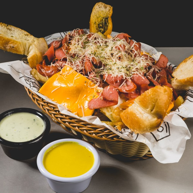 Salchi Pizza + Refresco