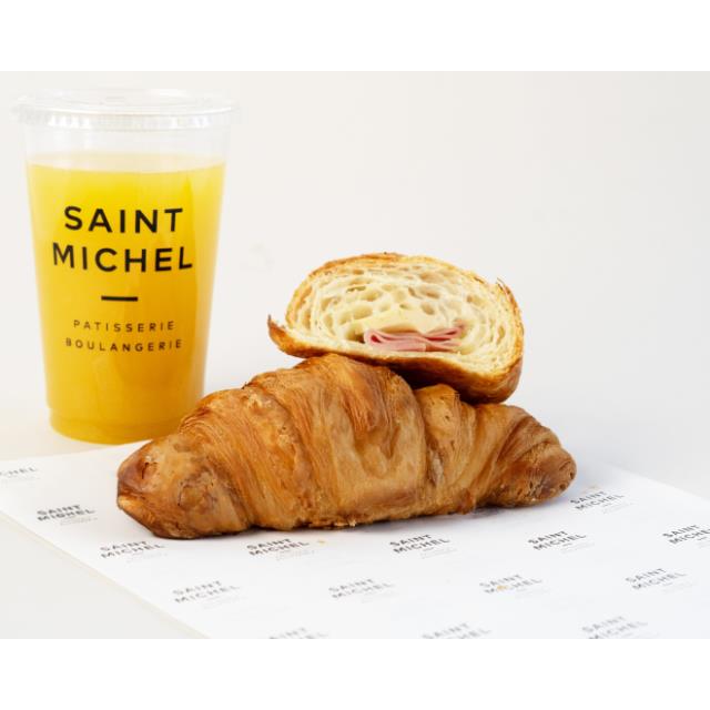 COMBO CROISSANT DE JAMÓN + JUGO