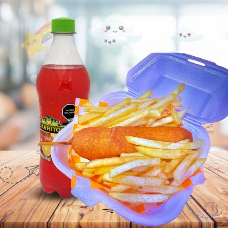 Combo Banderilla con Papas
