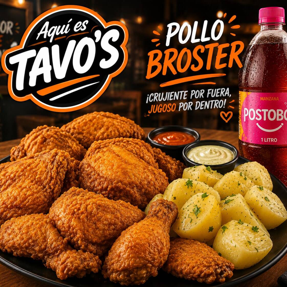 Pollo Broaster Entero