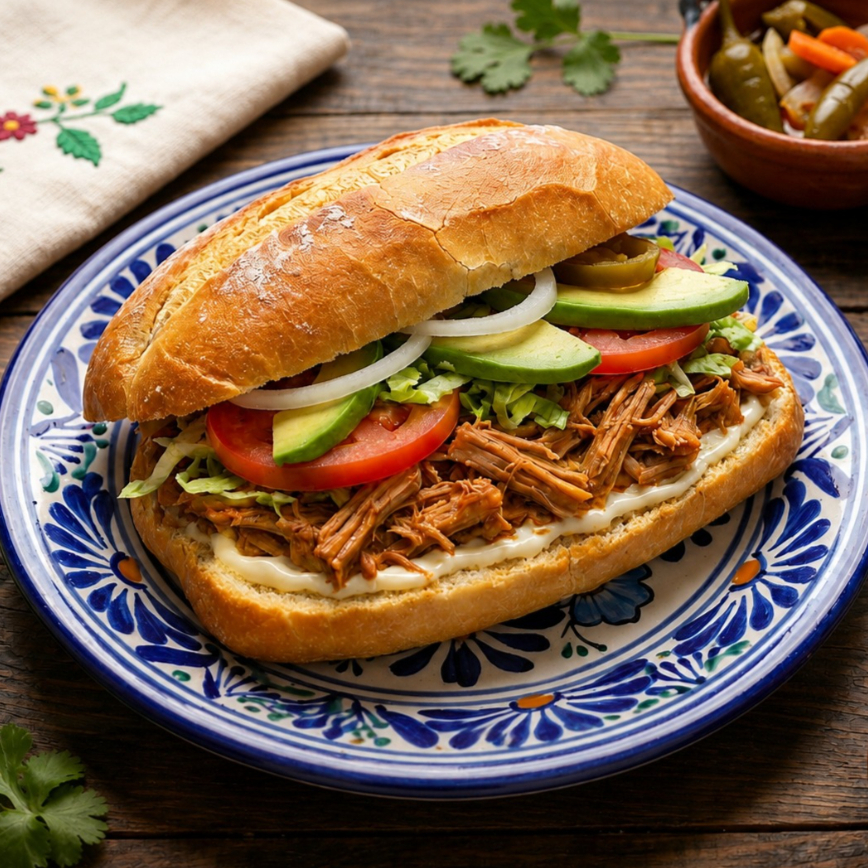 🔥 Más Vendido Lonche de Pierna Adobada