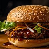 Hamburguesa a la BBQ