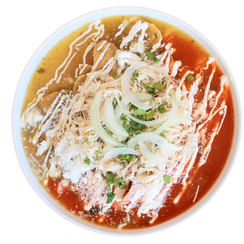 Chilaquiles con Pollo