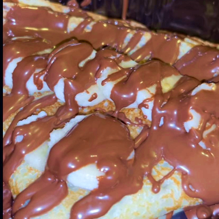2 CREPAS SENCILLA DE NUTELLA