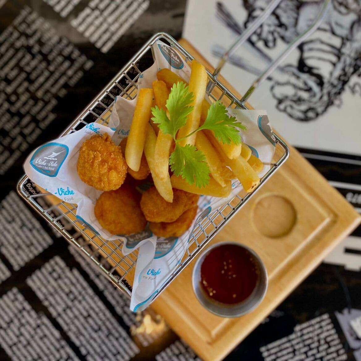 Nuggets con Papas
