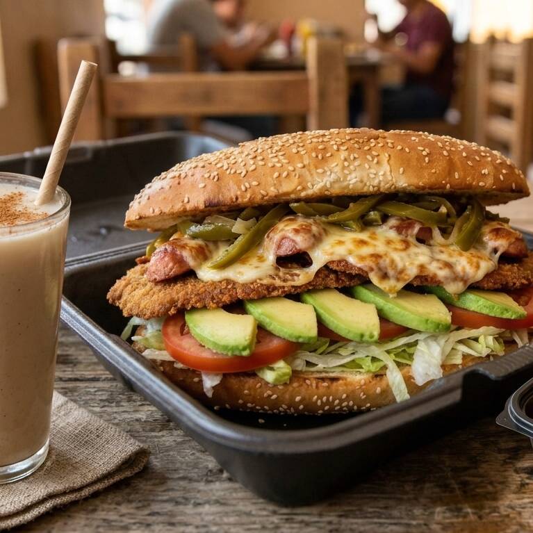 COMBO TORTA MILANESA Y BURRITO GIGANTE CUBANO