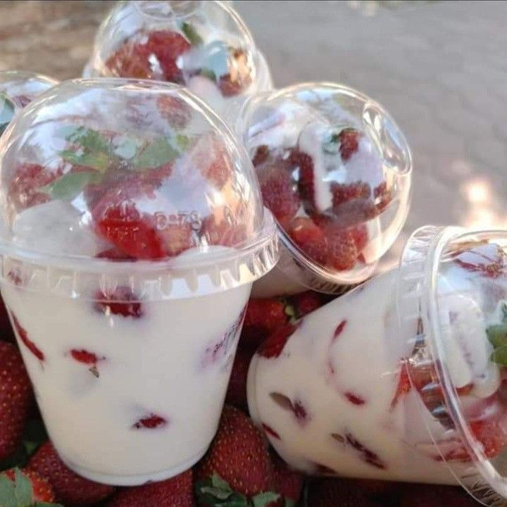 Fresas con Crema 10 Oz