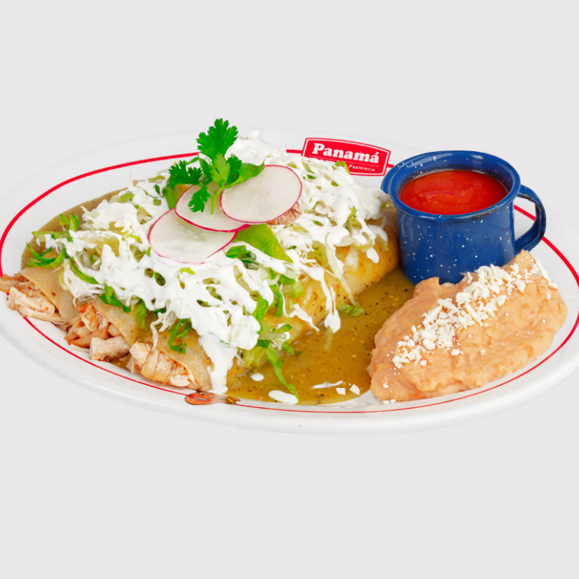 Enchiladas favoritas de pierna (3 pzas.)